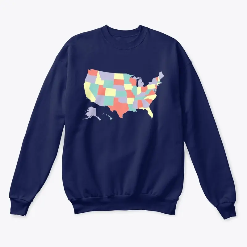 Four Color Theorem USA Map