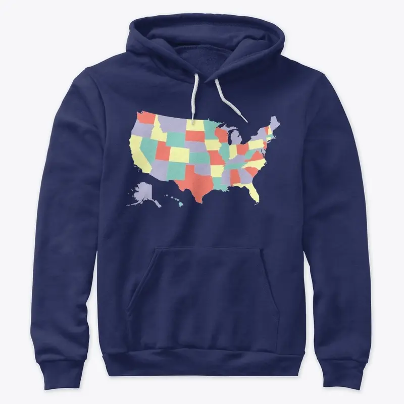 Four Color Theorem USA Map