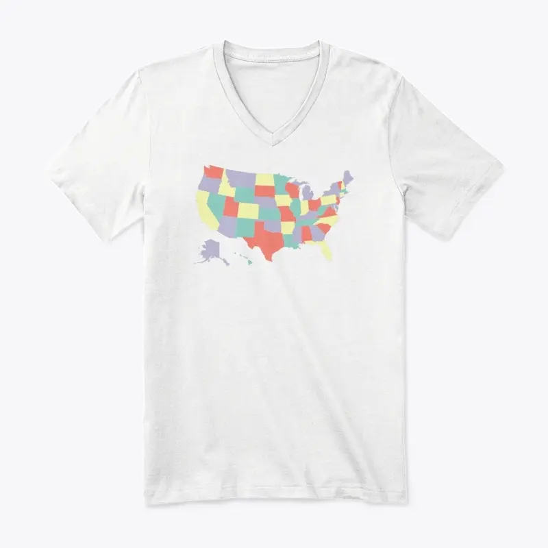 Four Color Theorem USA Map