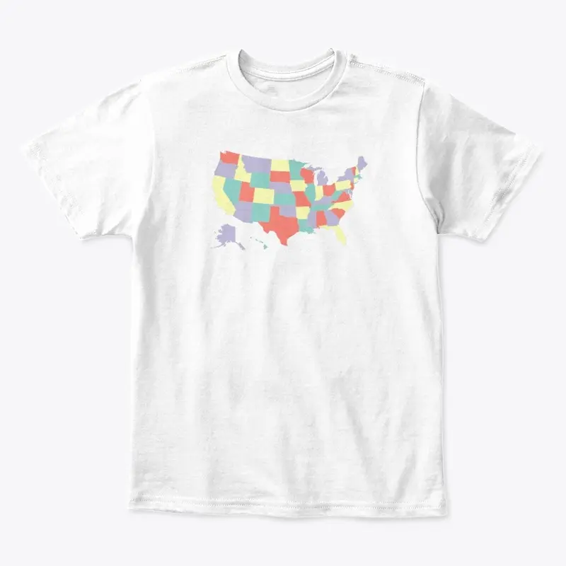 Four Color Theorem USA Map