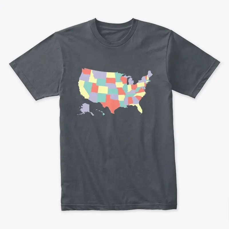 Four Color Theorem USA Map